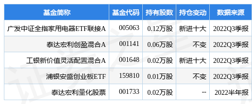 1月3日软通动力涨11.00%，广发中证全指家用电器ETF联接A基金重仓该股