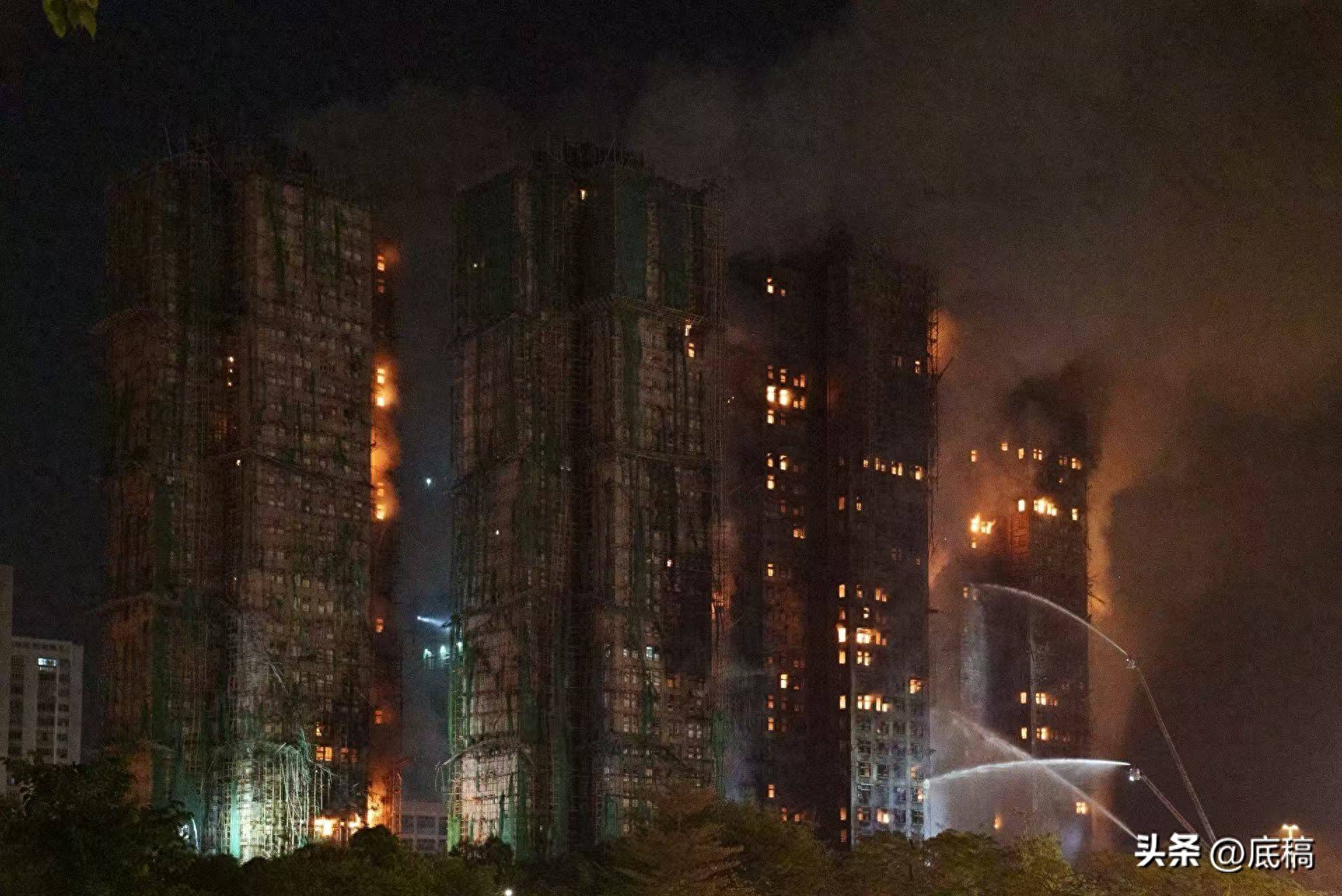 香港宏福苑大火中的一夜:“眼睁睁看着整栋楼被烧”,有住户称母亲仍失联